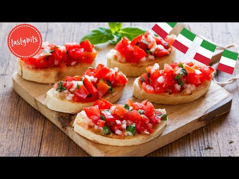 Italienische Bruschetta | Das ist mein BESTES Rezept!