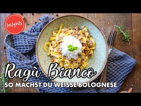 Ragù Bianco | So machst Du Pasta mit weißer Bolognese!