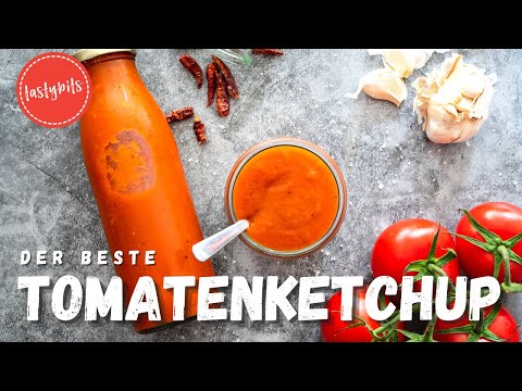 Den BESTEN Ketchup selber machen - aus frischen Tomaten! 🍅