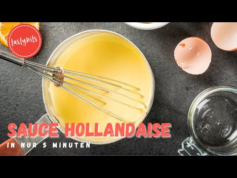 Sauce Hollandaise selber machen - gelingt garantiert! | Das BLITZ-Rezept in nur 5 Minuten |