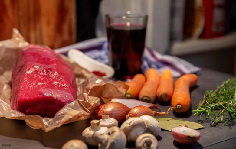Zutaten für Boeuf bourgoignon
