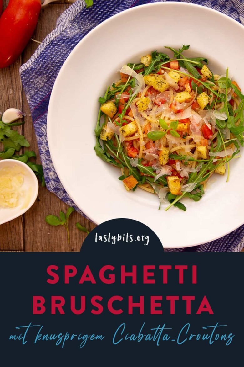 Spaghetti Bruschetta Rezept