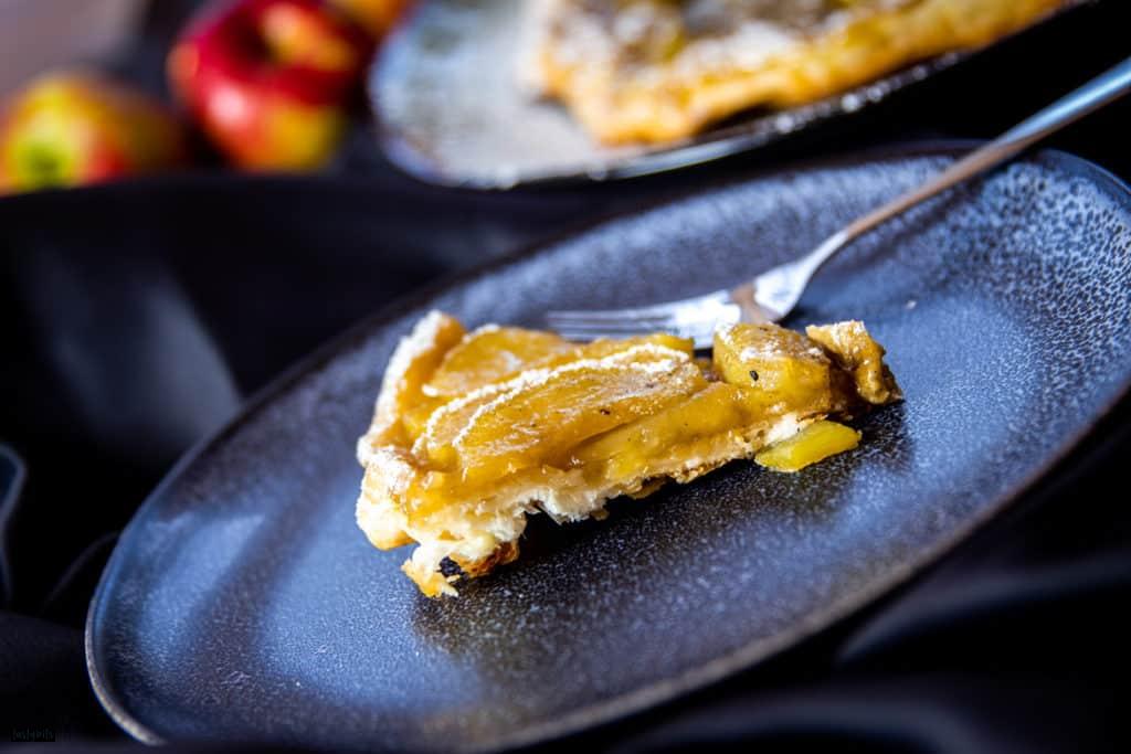 Tarte tatin - französischer Apfelkuchen mit Blätterteig