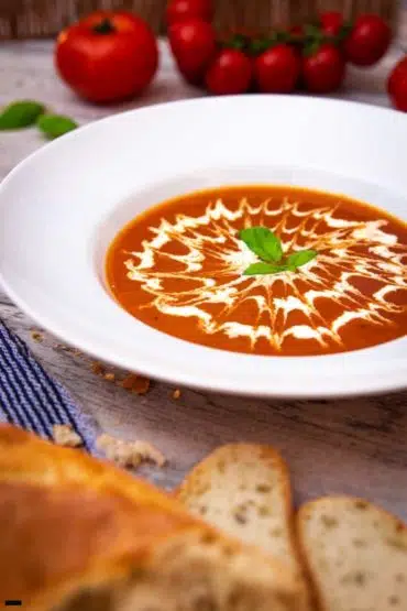 einfache Tomatensuppe
