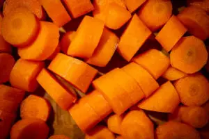 Geschnittene Karotten