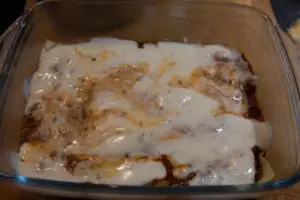Lasagne schichten - Schritt 2