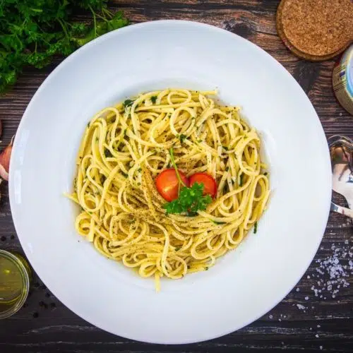 Spaghetti aglio e olio