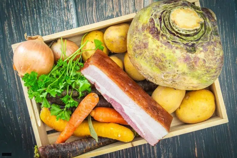 Steckrübeneintopf Einkauf