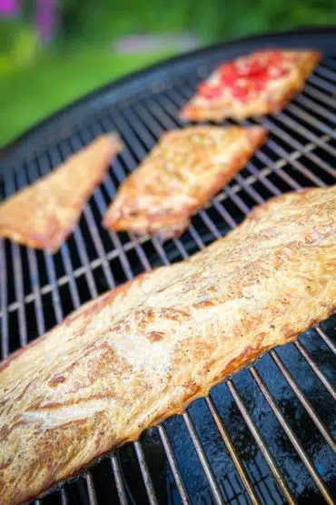 Geräucherter Lachs vom Grill