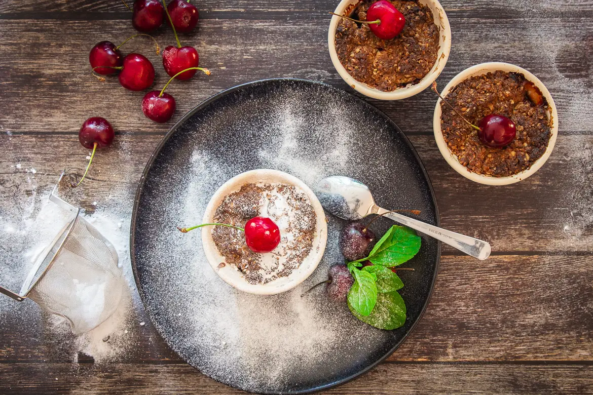 Kirsch Crumble