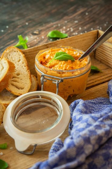 Tomatenbutter im Glas