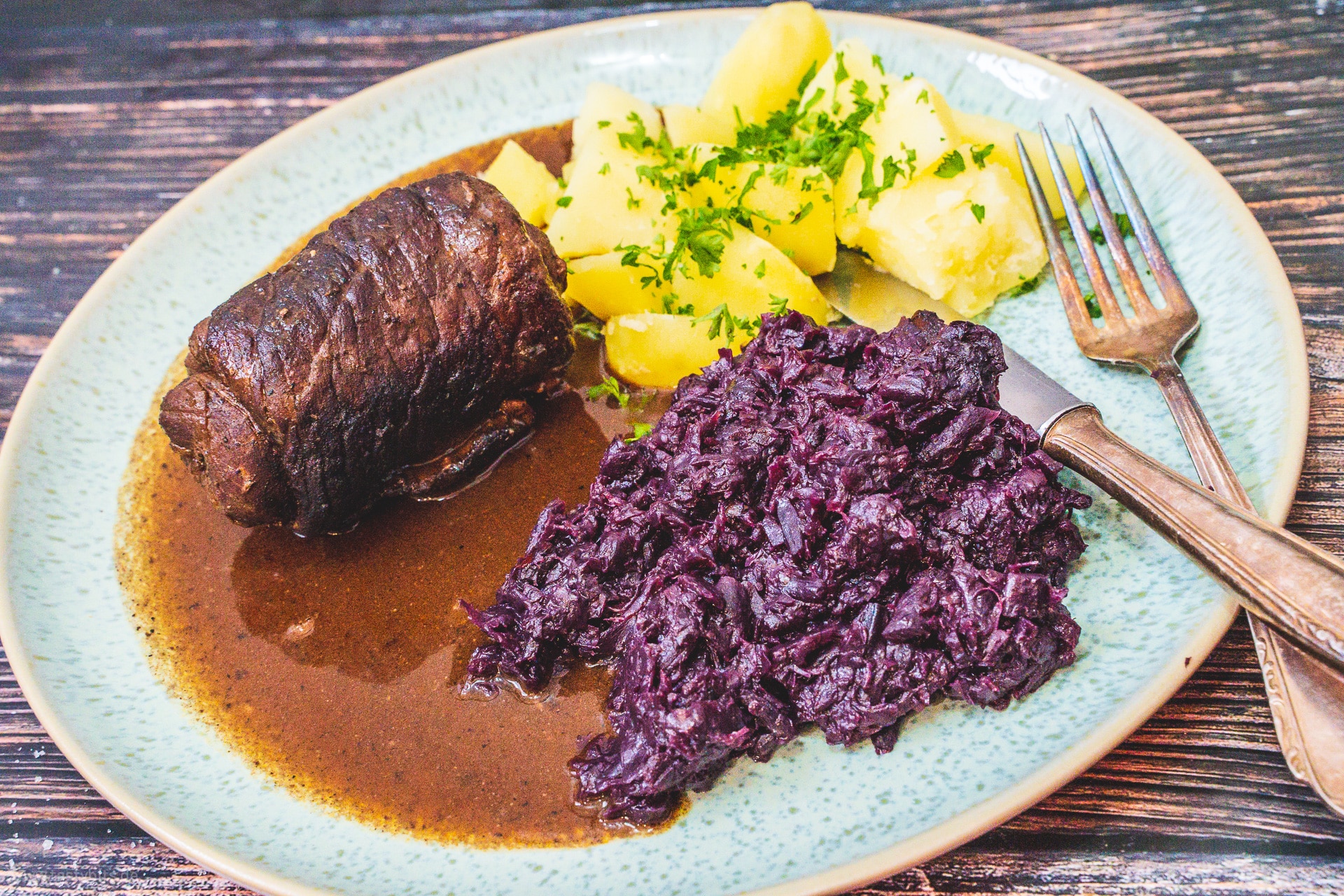 Rinderrouladen Rezept klassisch wie bei Oma - Kochen aus Liebe