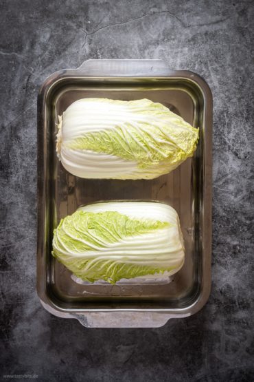 Chinakohl zum Kimchi selber machen