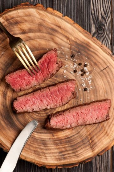 Steak medium braten