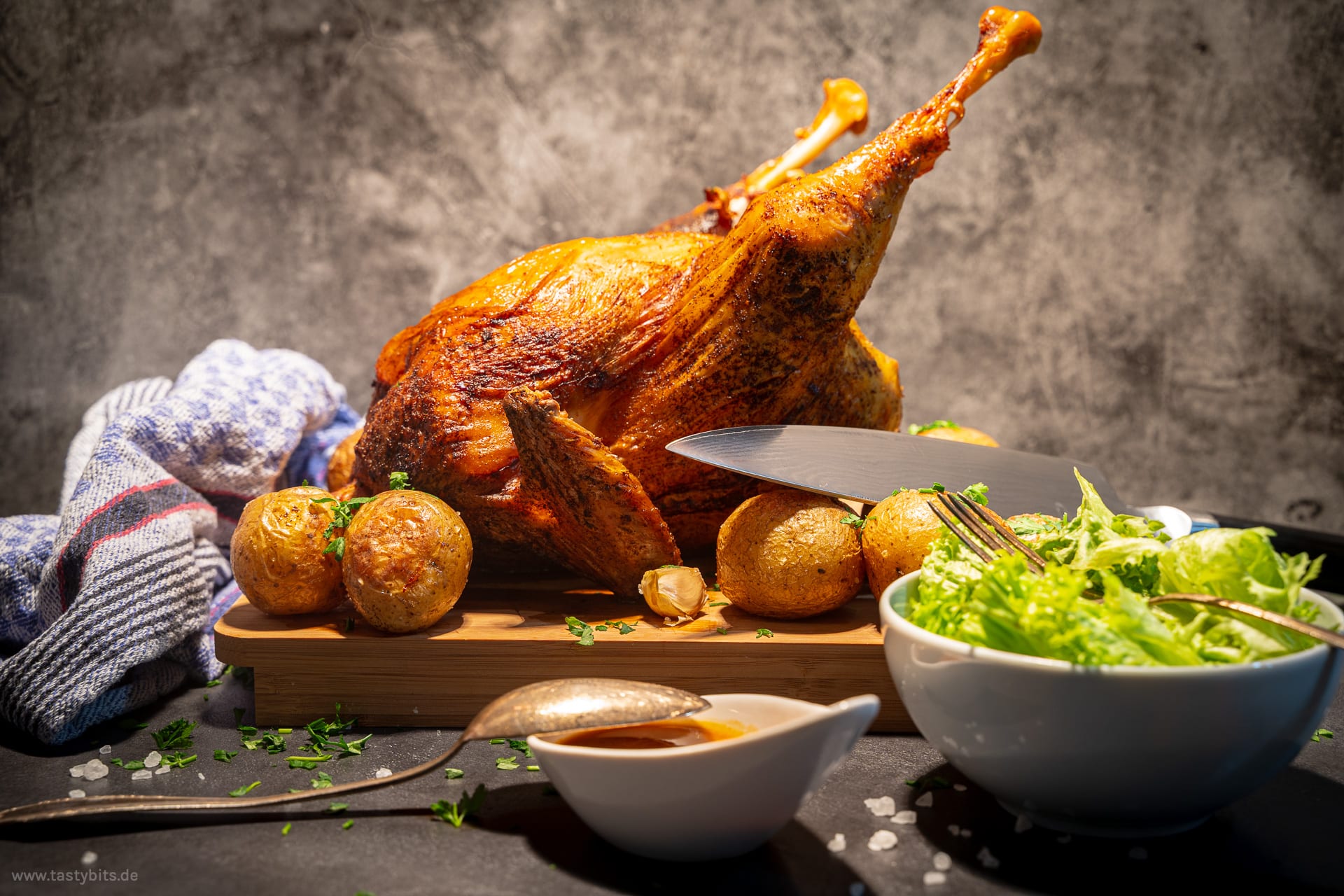 irgendwo Status Lächeln halbes huhn im ofen Stellen Schnorchel unterbrechen