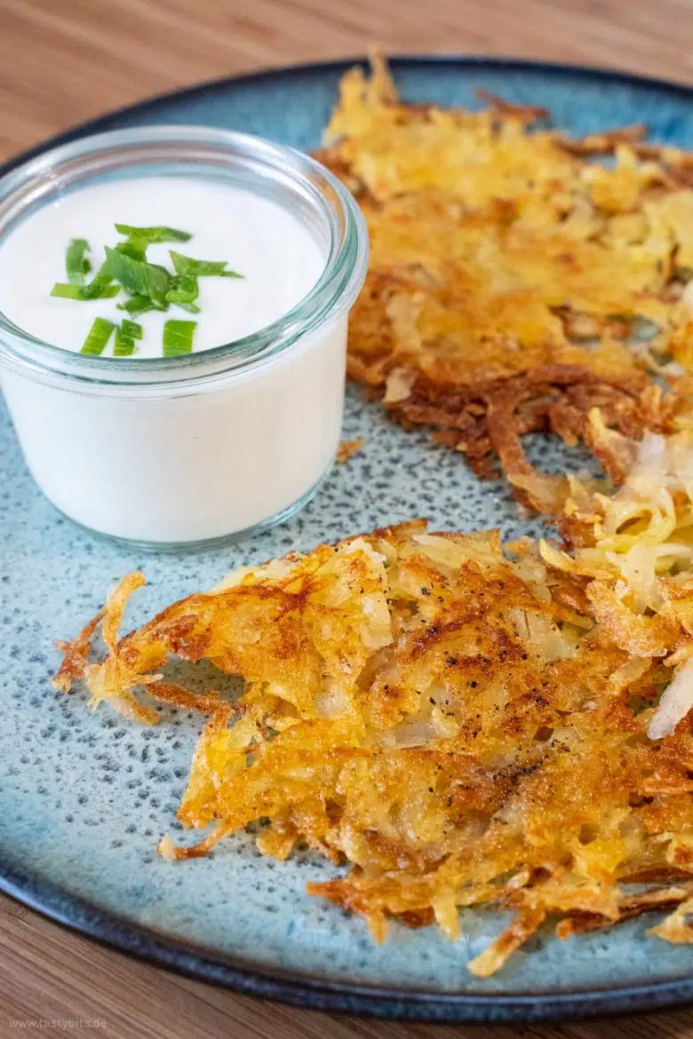 Hash Browns mit Sour Creme