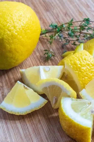 Geschnittene Zitrone