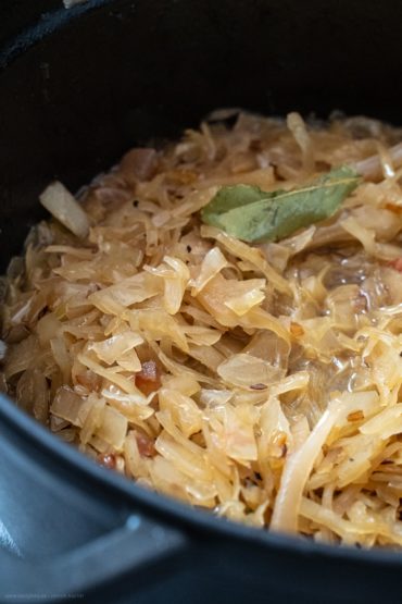 Zubereitetes Sauerkraut