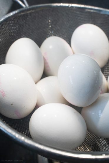 Eier abschrecken