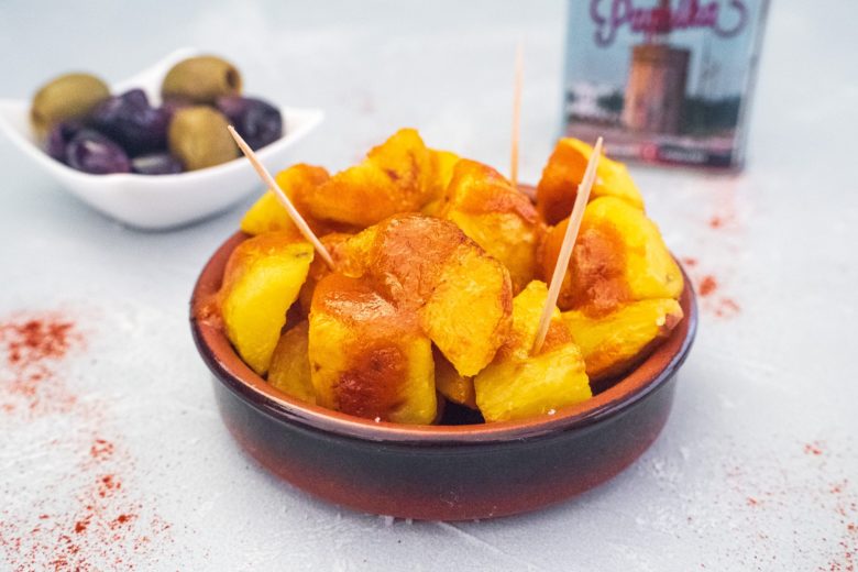 Homemade Patatas bravas Tapas