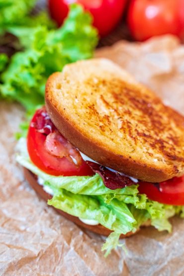 Amerikanisches BLT-Sandwich