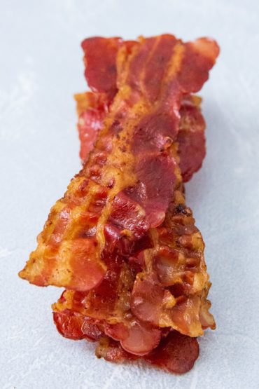 Bacon knusprig braten