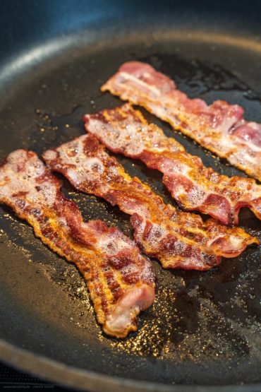 Krosser Bacon in der Pfanne
