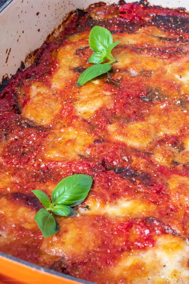 Italienischer Gemüseauflauf mit Aubergine
