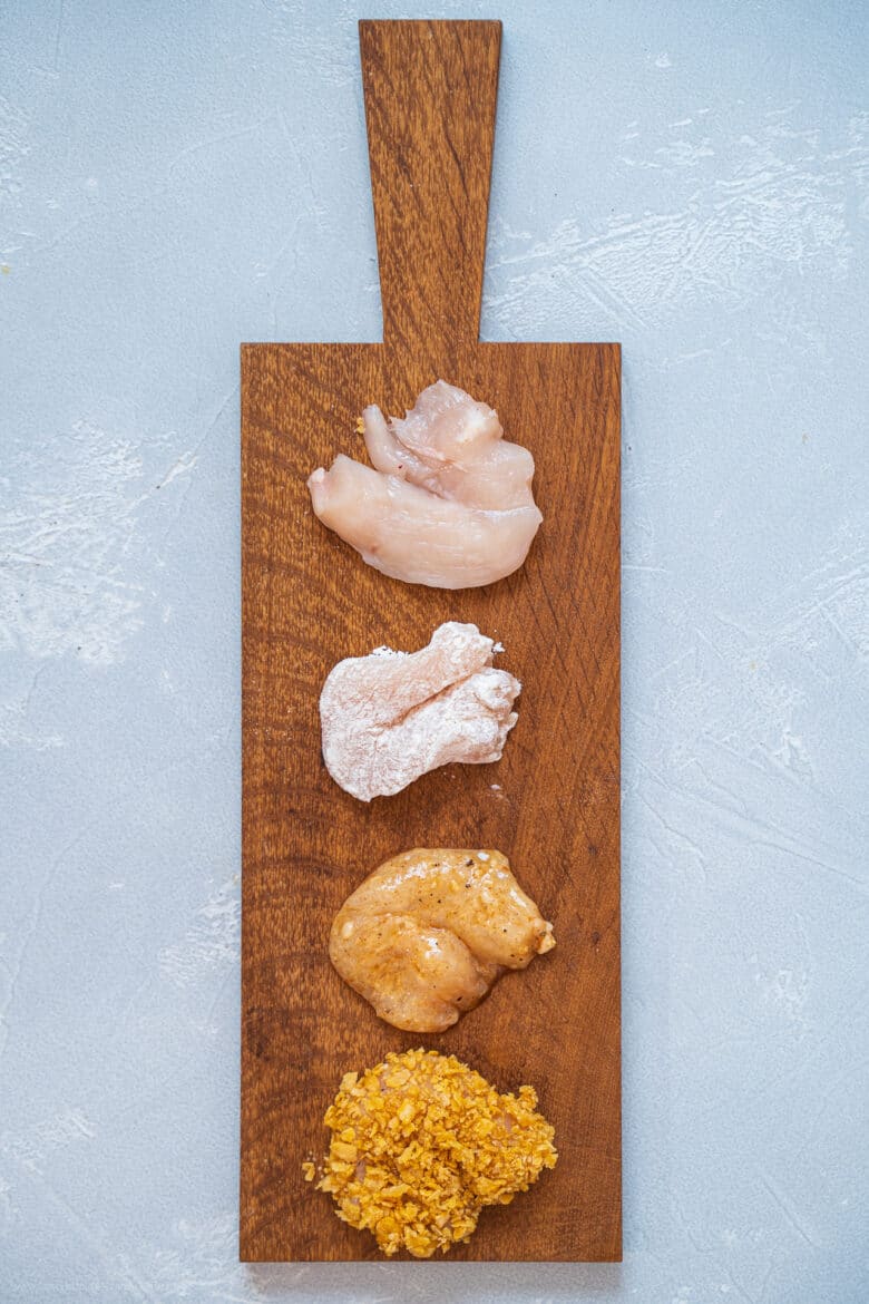 Chicken Nuggets panieren