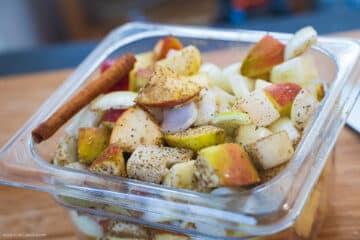 Apfel-Füllung für die ganze Ente