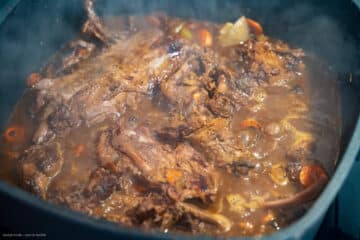 Entensauce aus Karkassen kochen