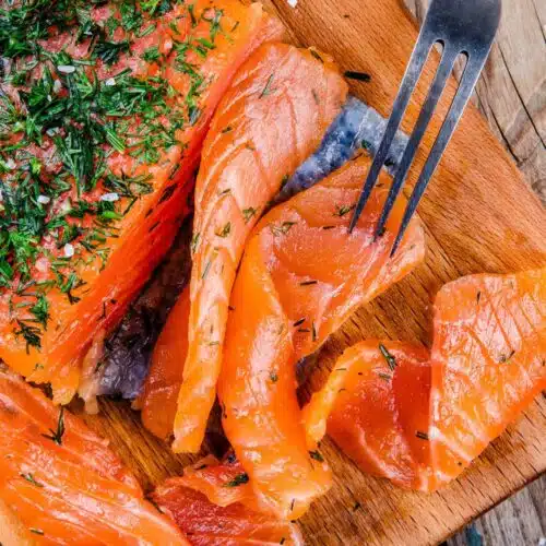 Graved Lachs / gebeizter Lachs Rezept