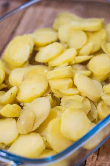 Kartoffeln in Auflauffform