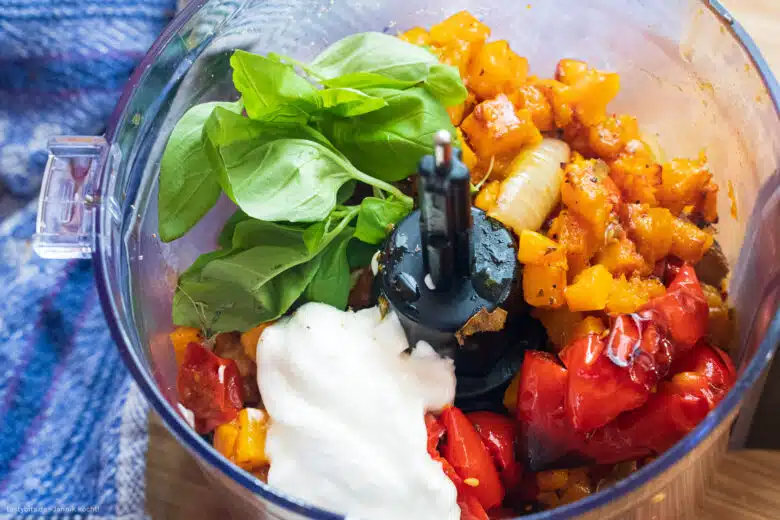 Sauce für Pasta pürieren