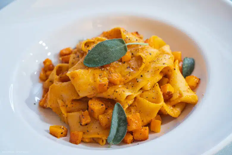 Pasta mit Kürbis