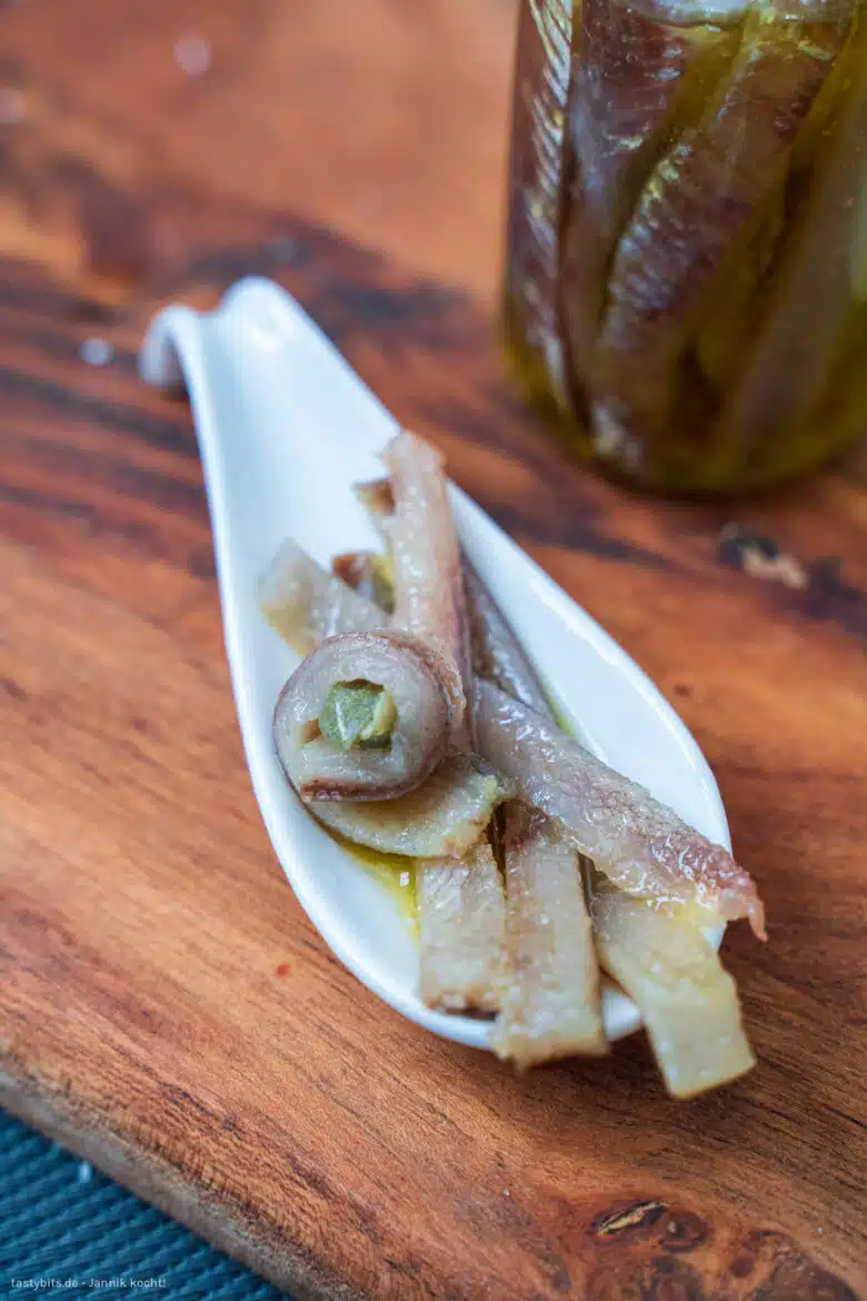 Selbst gemachte Anchovis