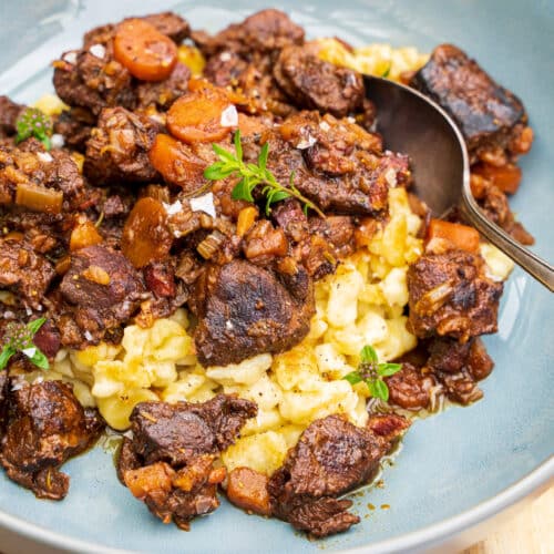 Wildschweingulasch nach Omas Rezept