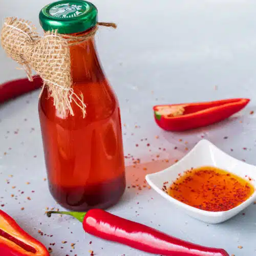 Selbst gemachtes Chiliöl