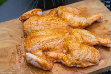 Mariniertes Roadkill Chicken